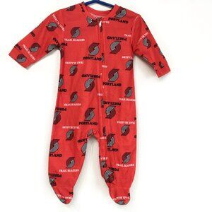 NBA 3-6 Month Infant Blazers Pajamas